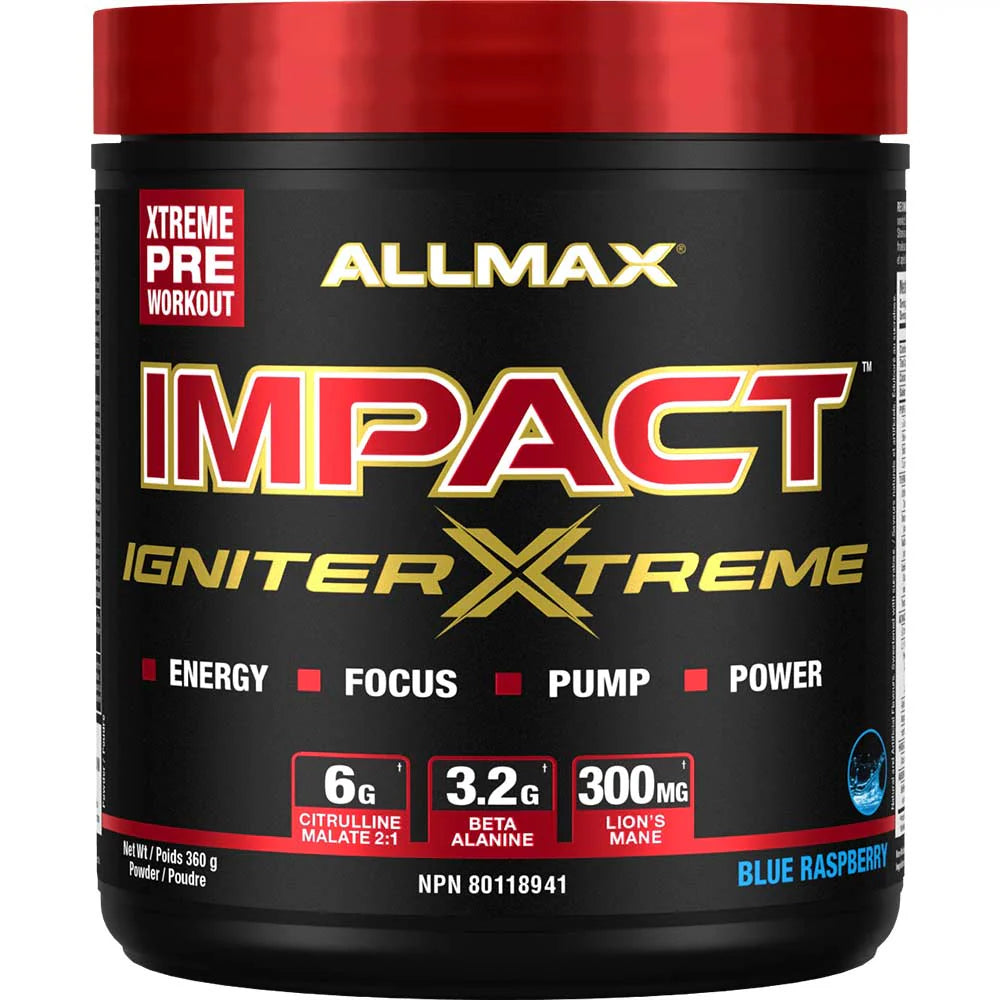 ALLMAX Impact Igniter Xtreme Blue Raspberry