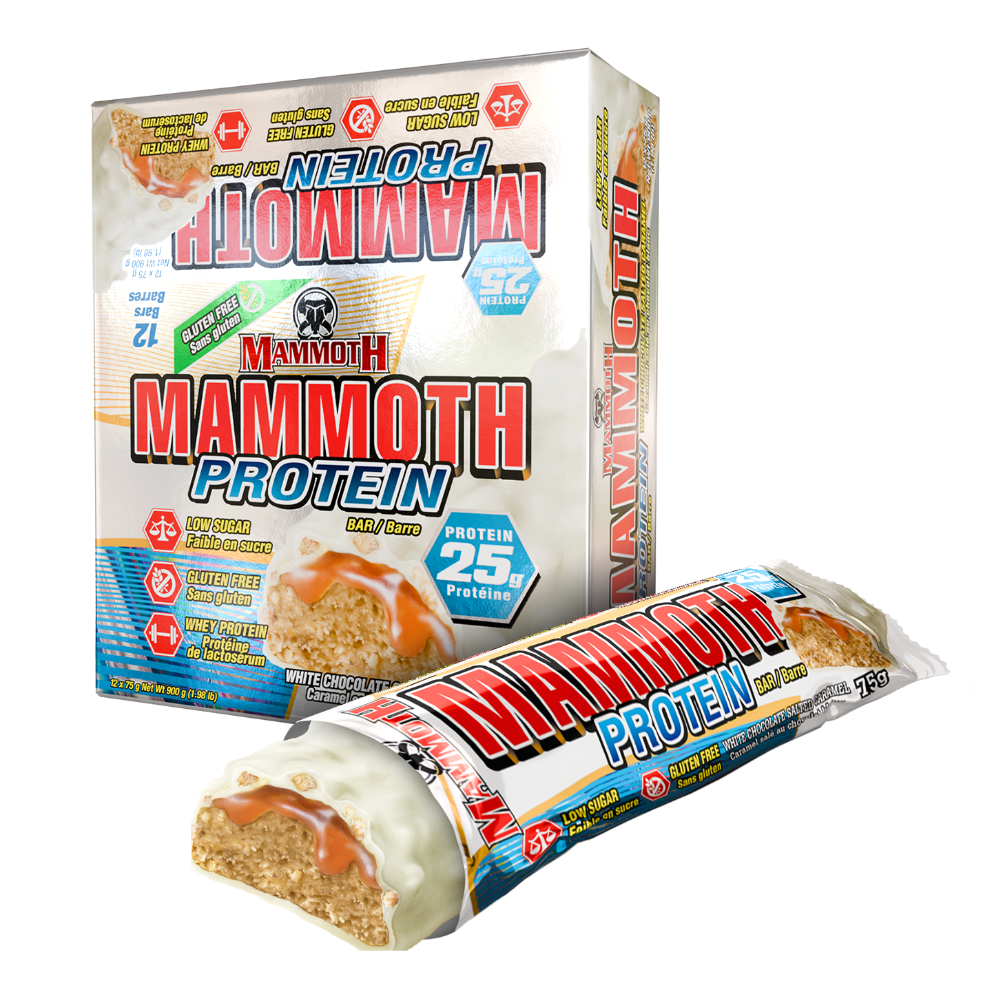 Mammoth Bar - White Chocolate Salted Caramel