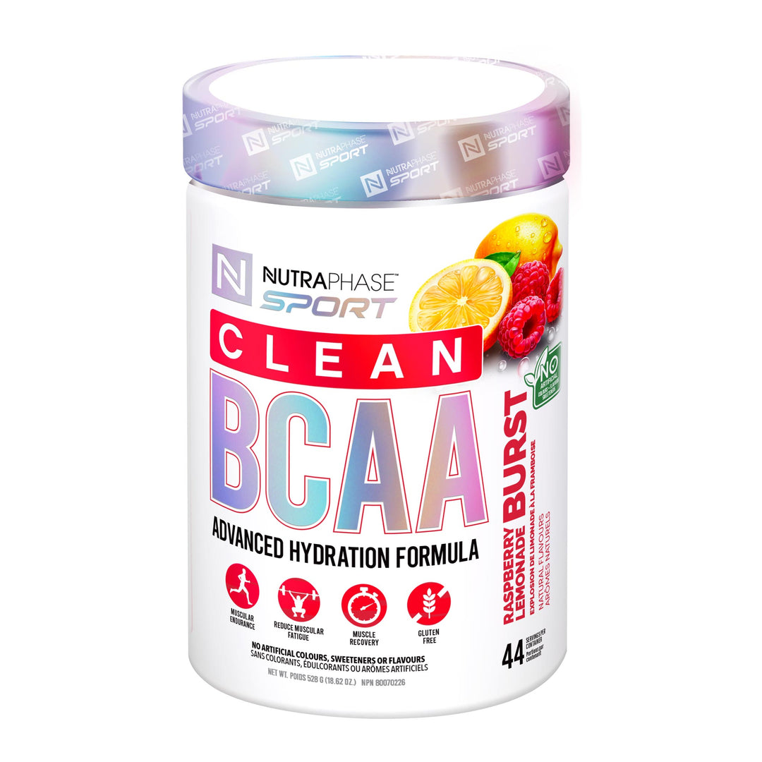 NutraPhase Clean BCAA Raspberry Lemonade Burst