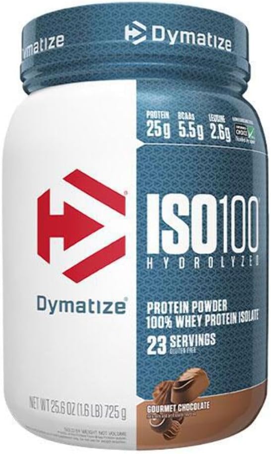Dymatize ISO100 Hydrolyzed Protein Gourmet Chocolate