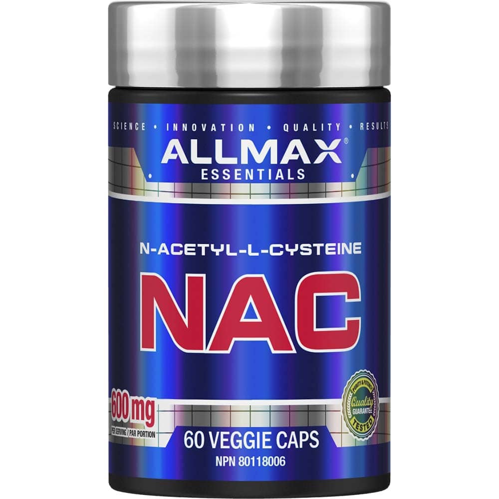 ALLMAX NAC 60 capsules bottle