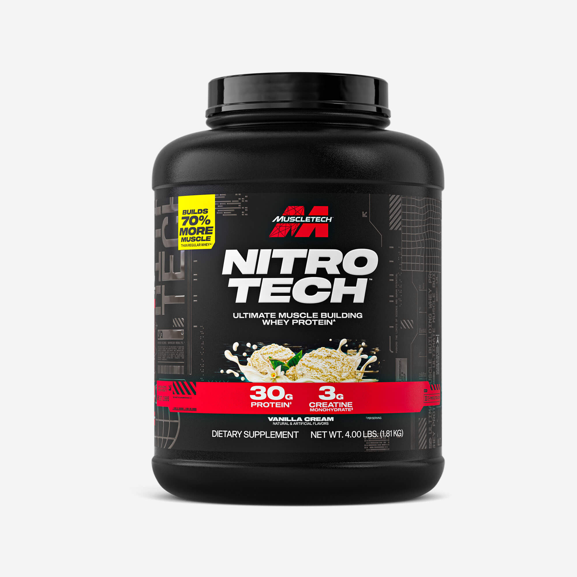 Muscletech NitroTech - Vanilla Cream