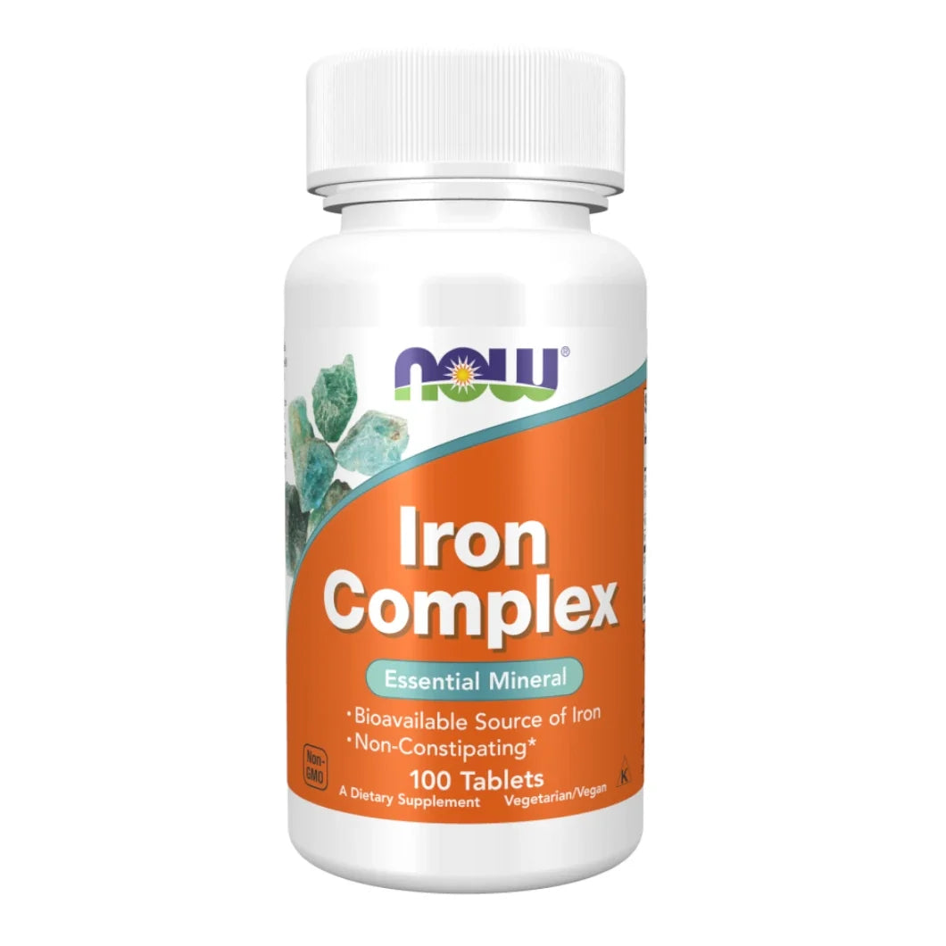 NOW Iron Complex - 100 Tablets
