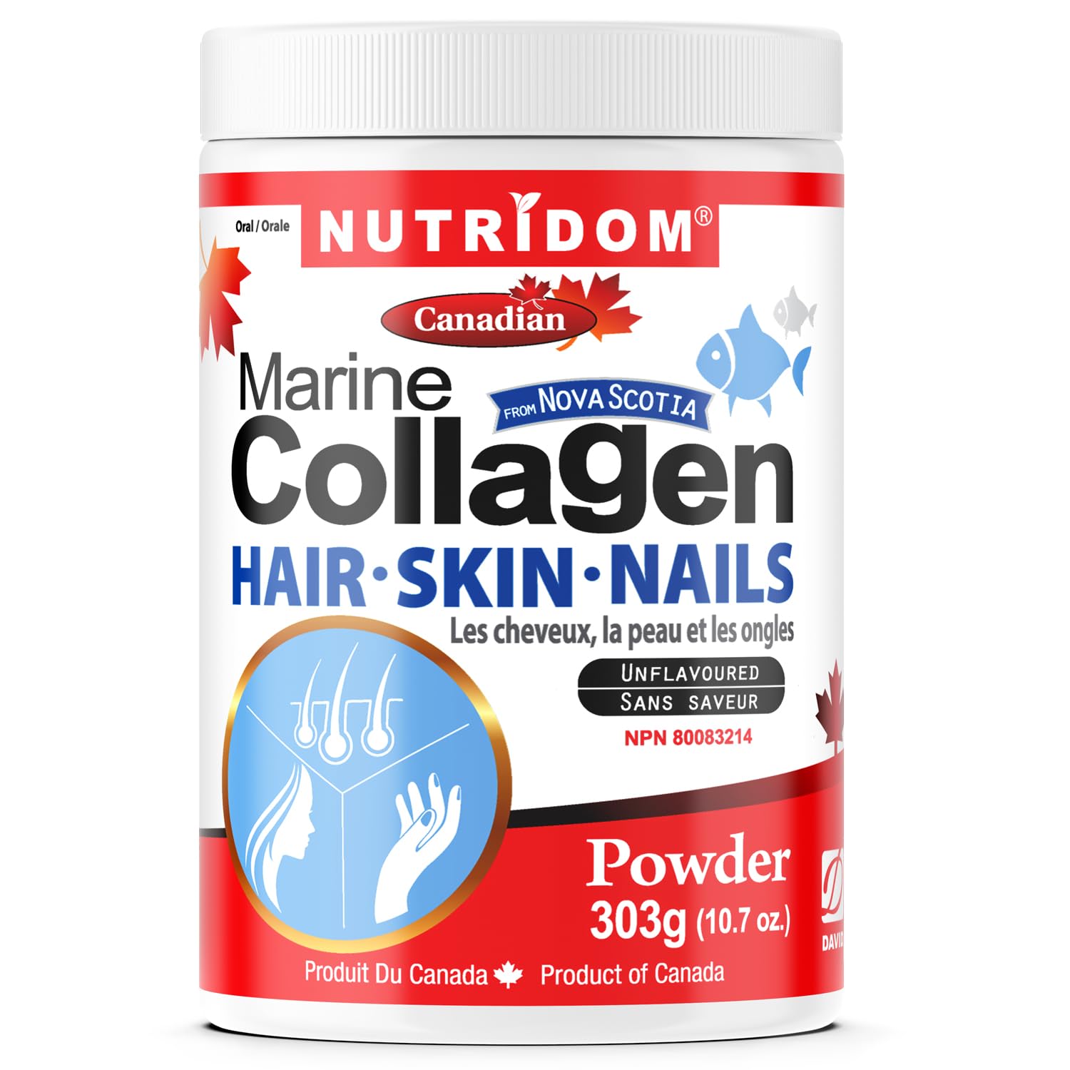 Nutridom Marine Collagen Peptides powder