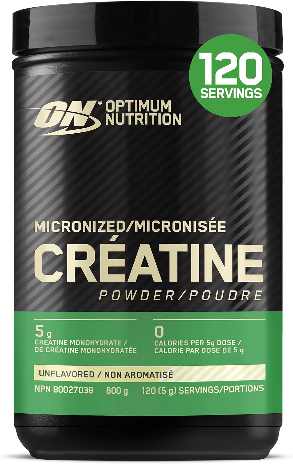Optimum Nutrition Micronized Creatine 600 g tub