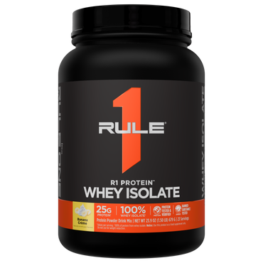 Rule 1 R1 Protein Isolate - 2 lb - Banana Creme
