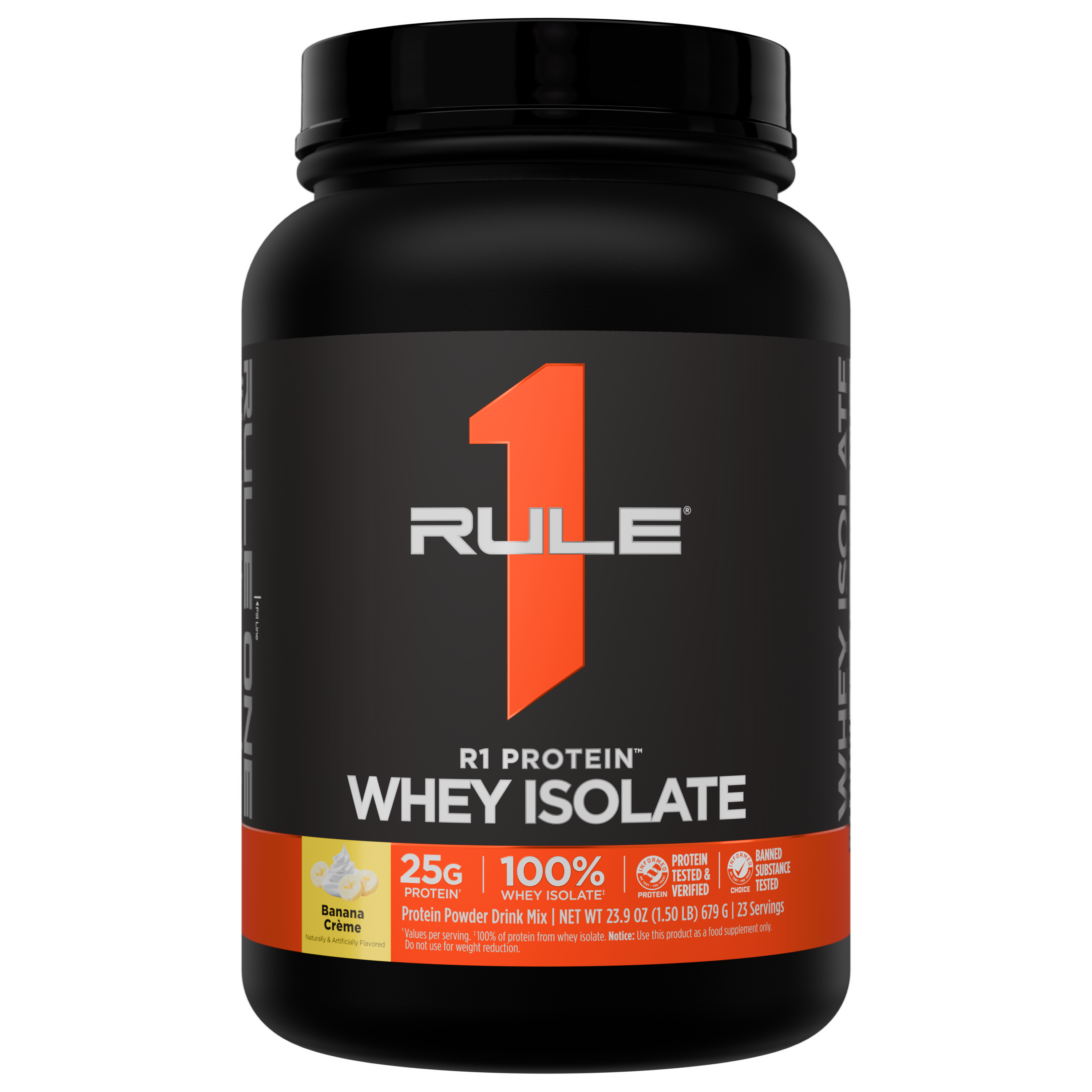Rule 1 R1 Protein Isolate - 2 lb - Banana Creme