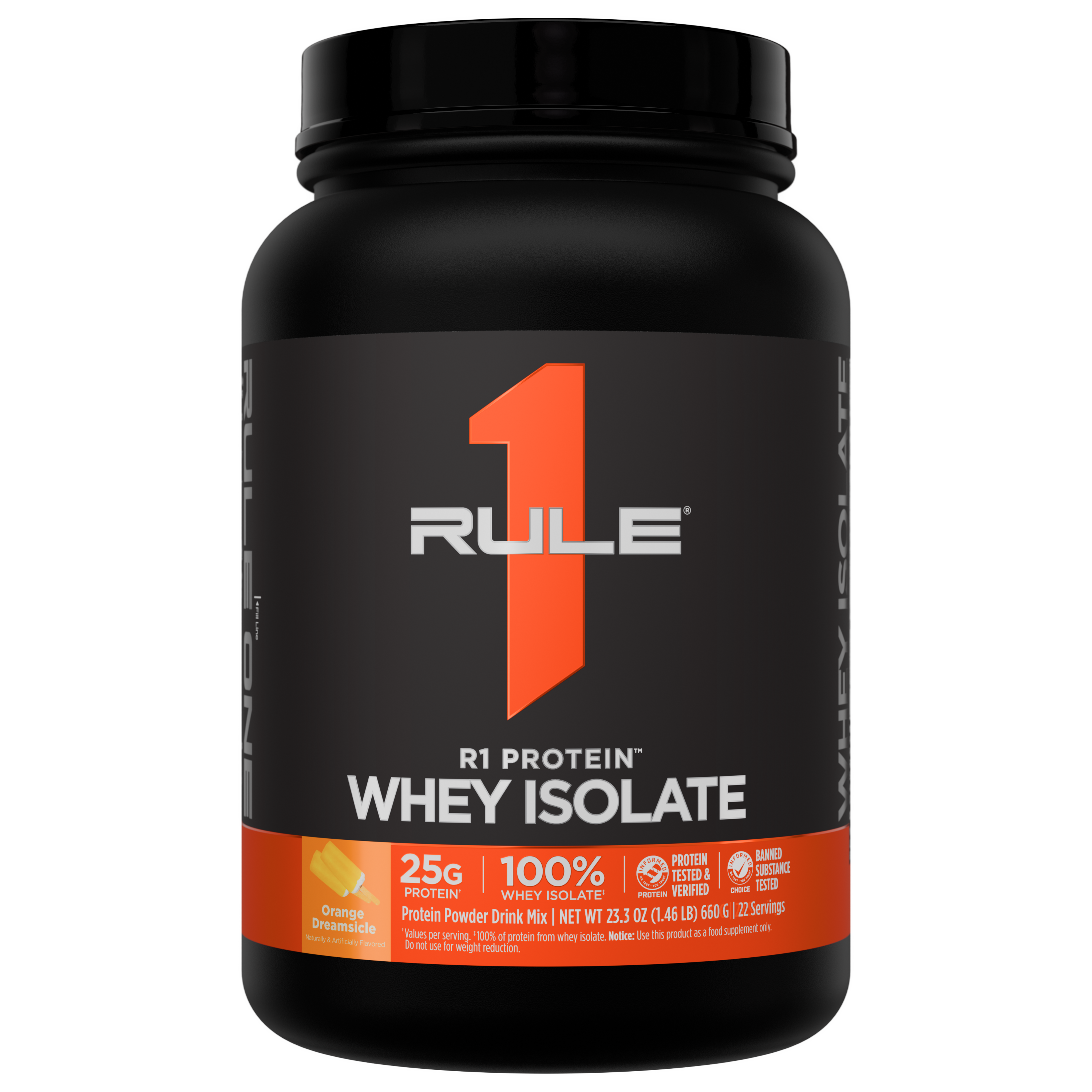 Rule 1 R1 Protein Isolate - 2 lb - Orange Dreamsicle
