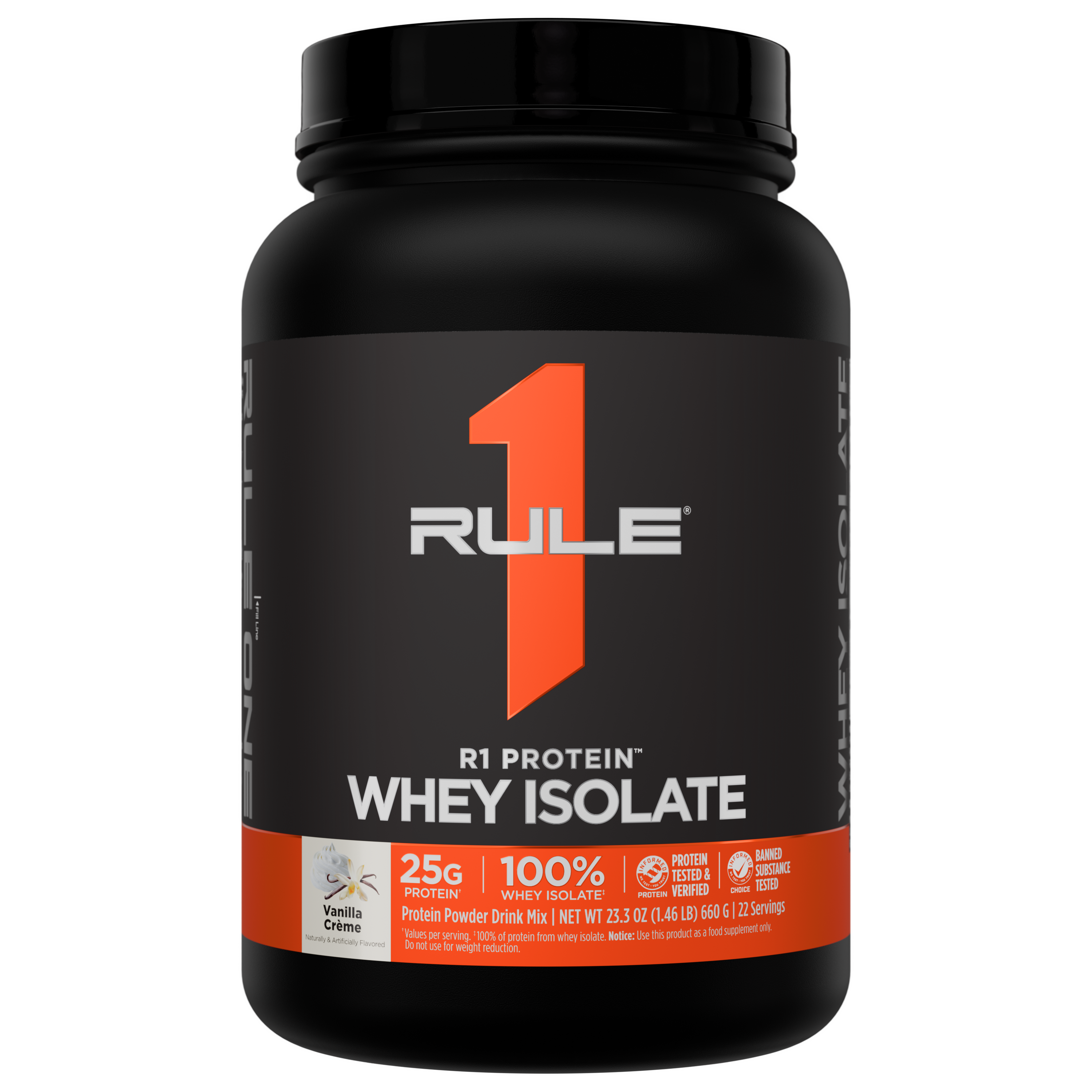 Rule 1 R1 Protein Isolate - 2 lb - Vanilla Creme