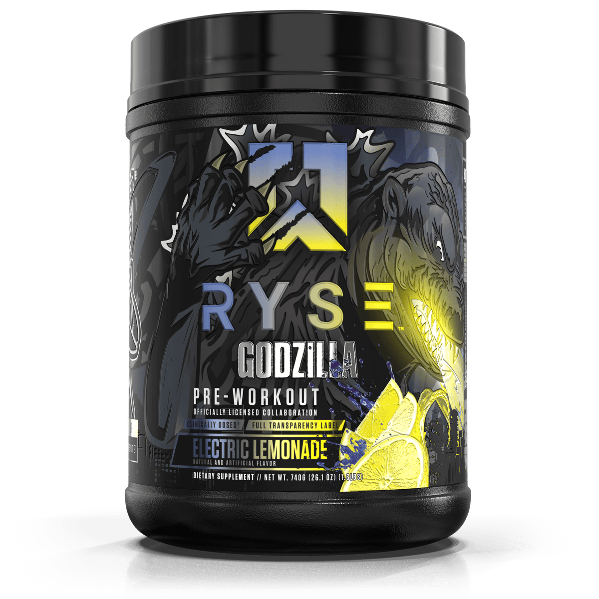 RYSE Godzilla Pre-Workout - Electric Lemonade