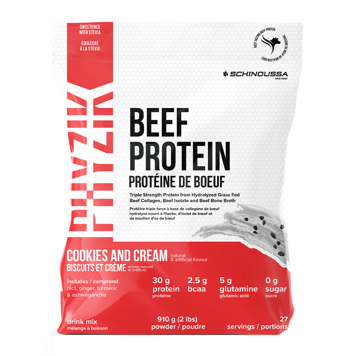 Schinoussa Beef Protein - Cookies & Cream