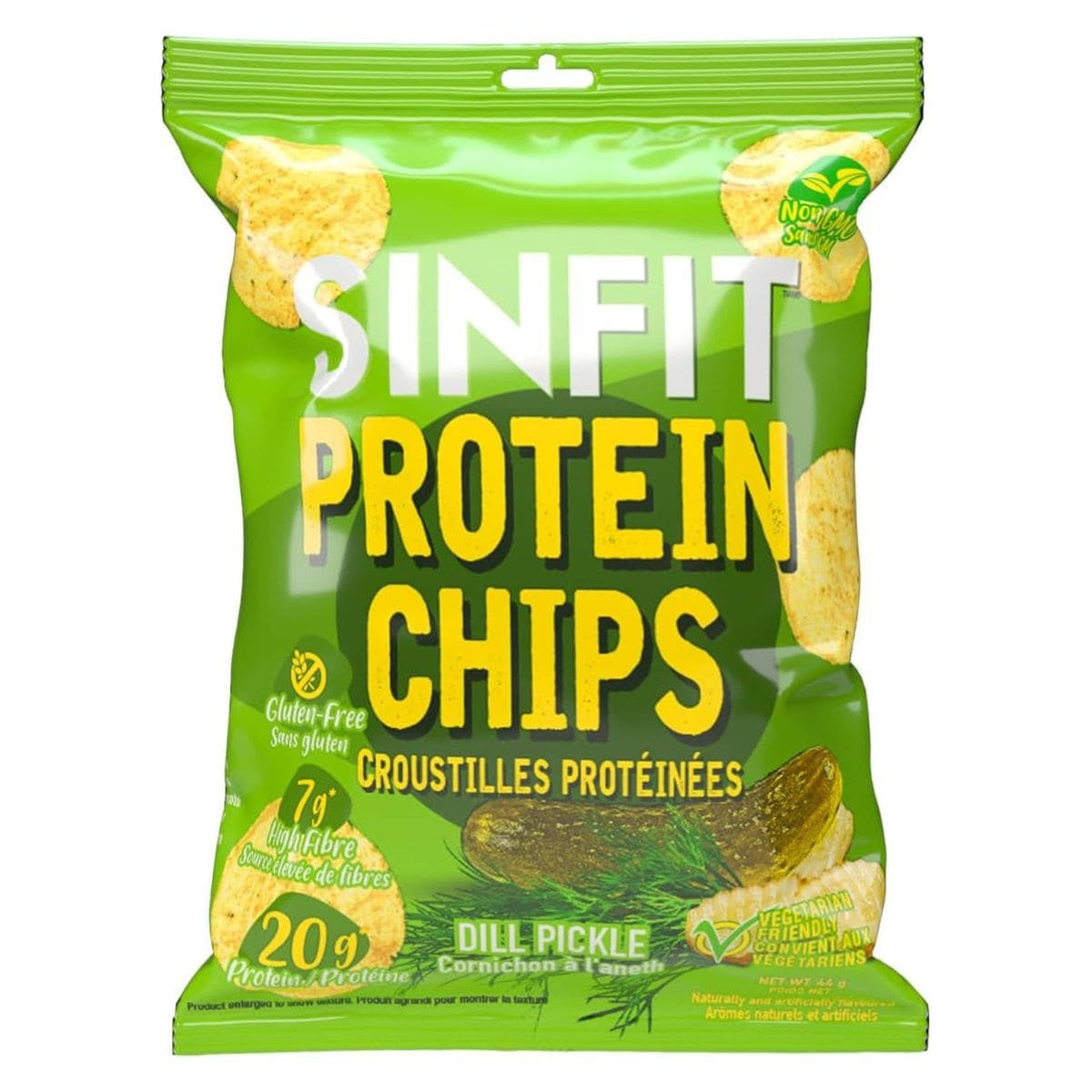 SinFit Protein Chips Dill Pickle