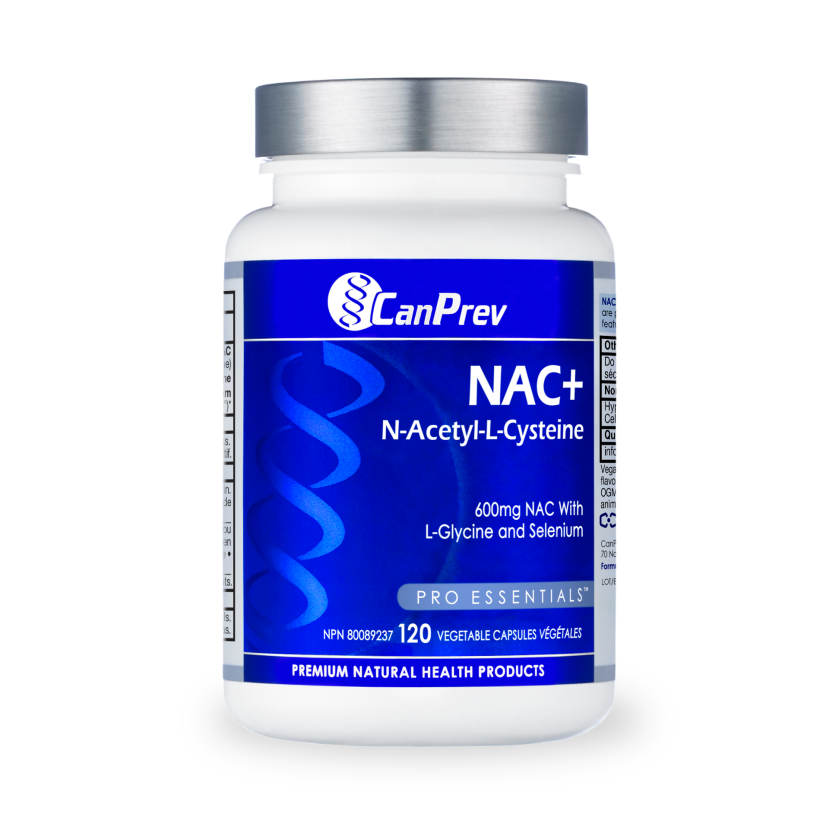 CanPrev NAC plus 120 vegetarian capsules bottle