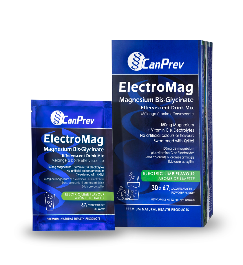 CanPrev ElectroMag Electric Lime box of 30 sachets