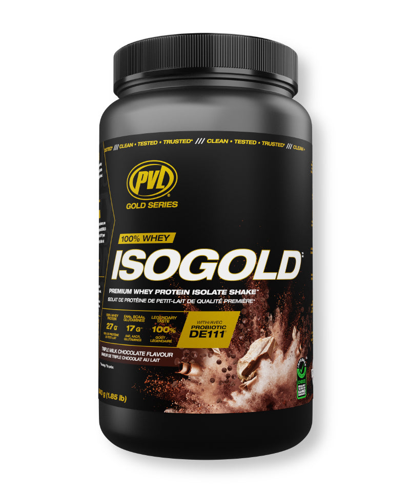 PVL ISO Gold whey protein isolate 1.85 lb (840 g) — Triple Chocolate Milkshake