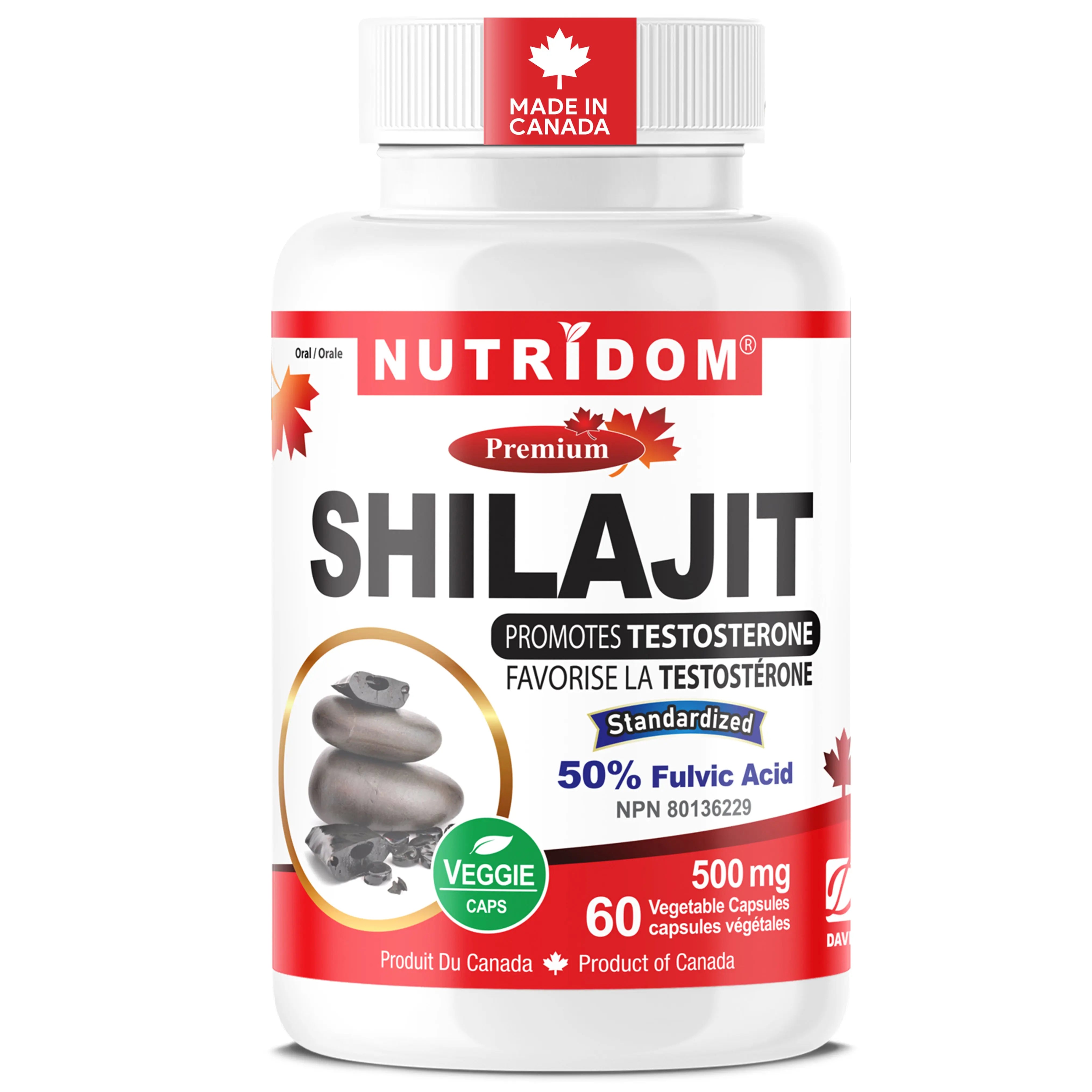 Nutridom Himalayan Shilajit 60 vegan capsules