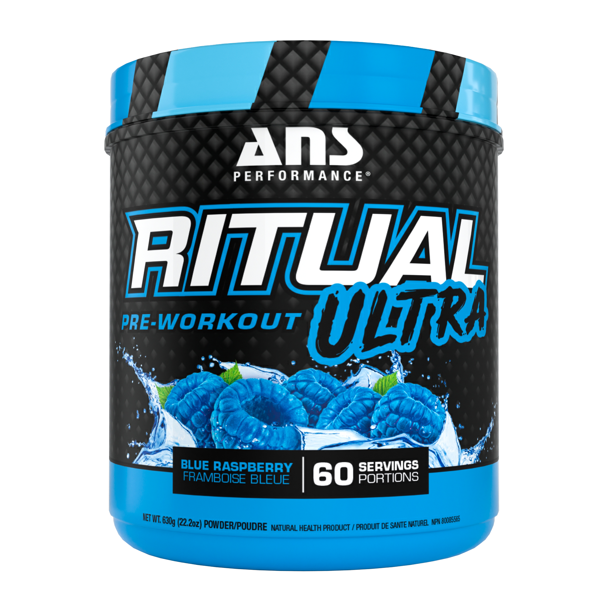 ANS Performance Ritual Ultra Blue Raspberry tub