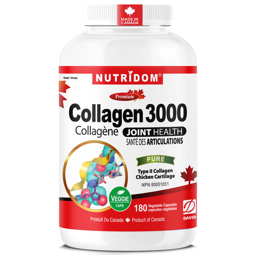 Nutridom Type II Collagen 3000 capsules 180 count