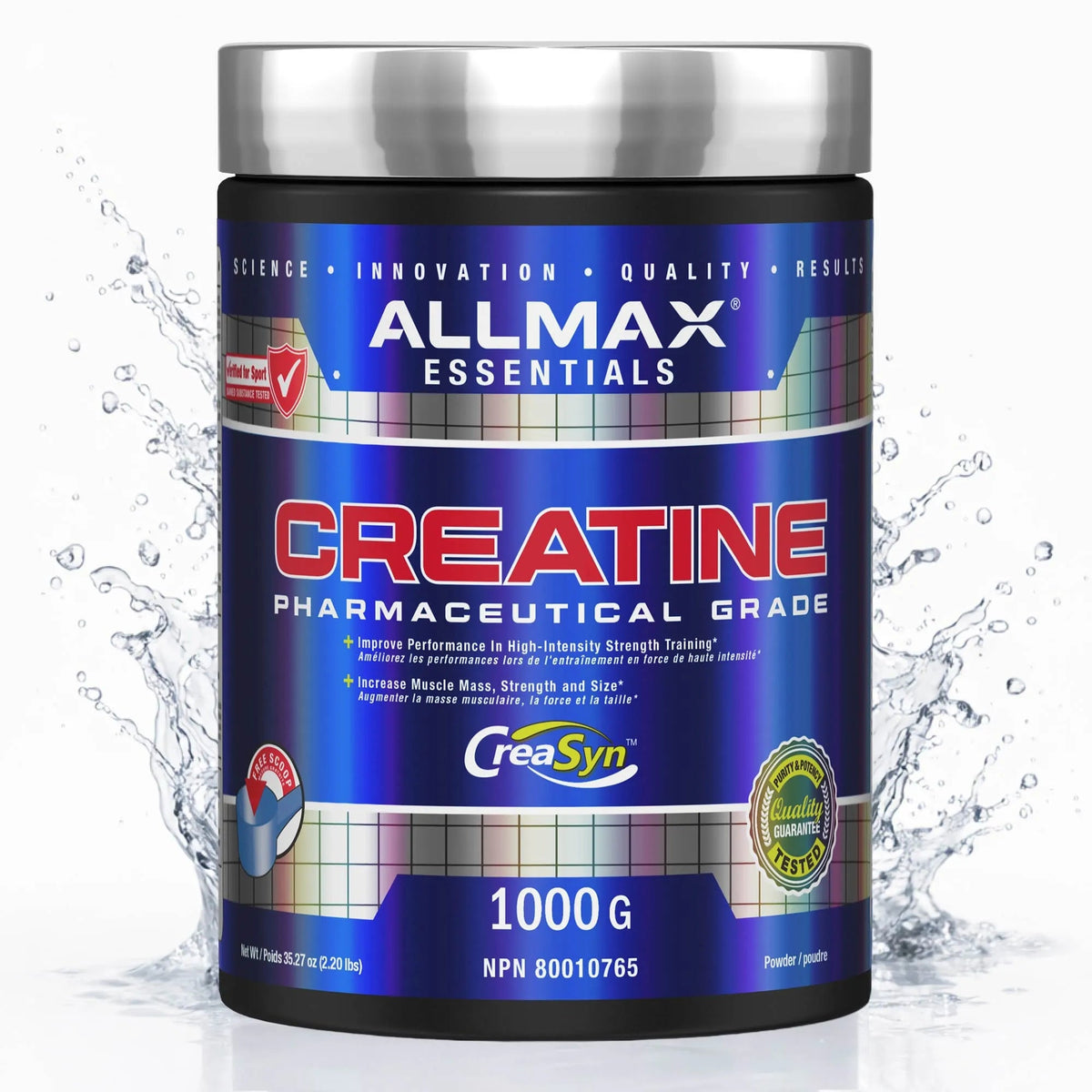 ALLMAX Creatine Monohydrate 1000 g tub