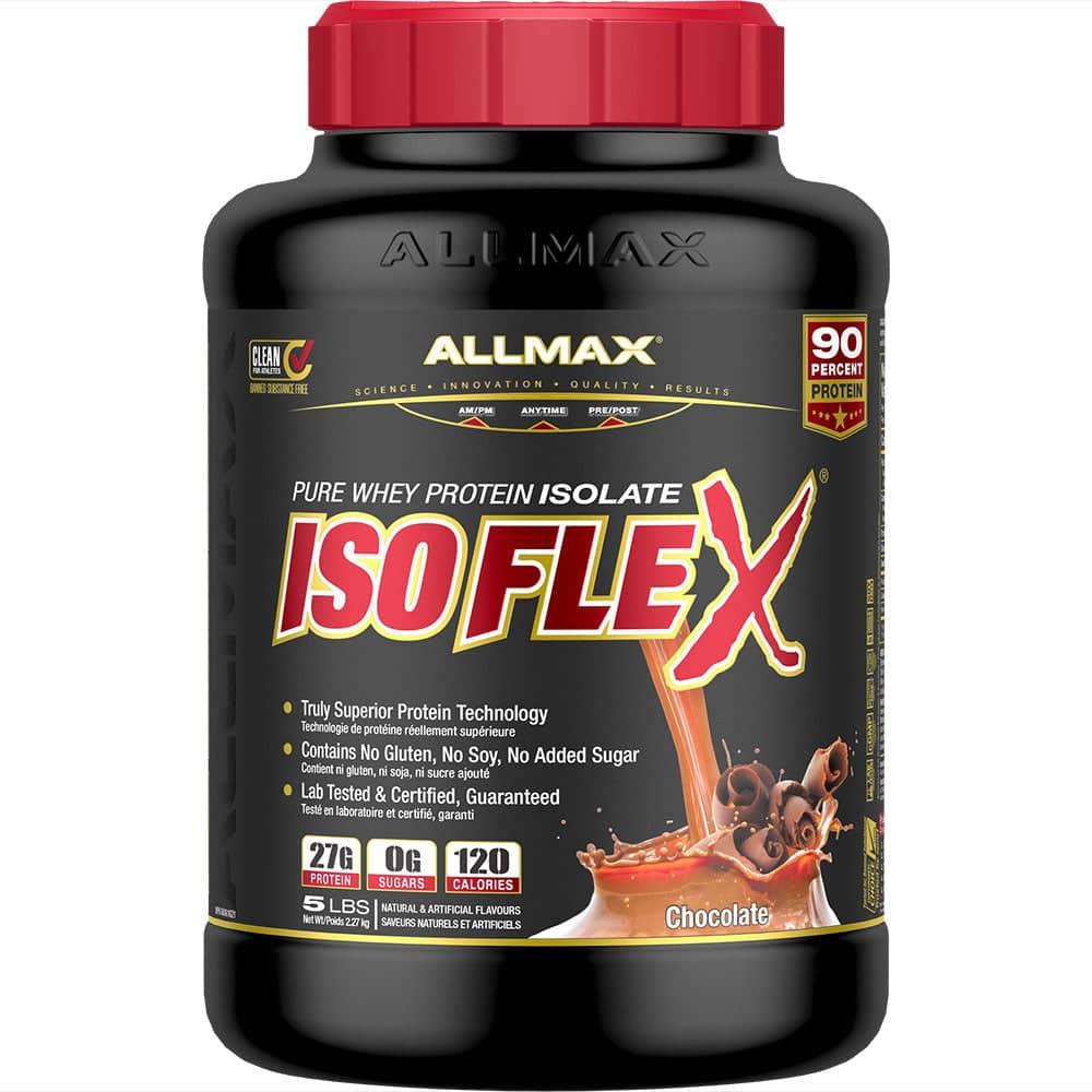 ALLMAX Isoflex Whey Protein Isolate 5 lb Chocolate