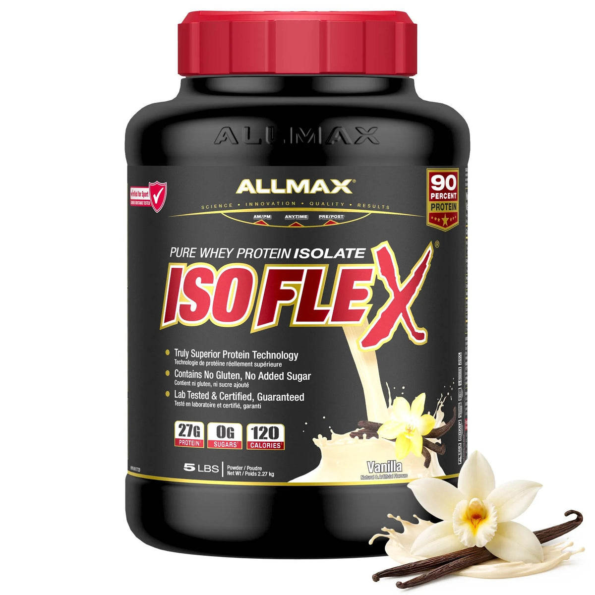 ALLMAX ISOFLEX 5 lb / Vanilla package