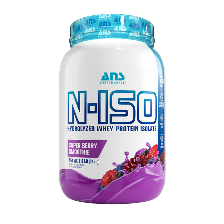 ANS N-ISO Hydro Whey Isolate - 1.8 lb Super Berry Smoothie