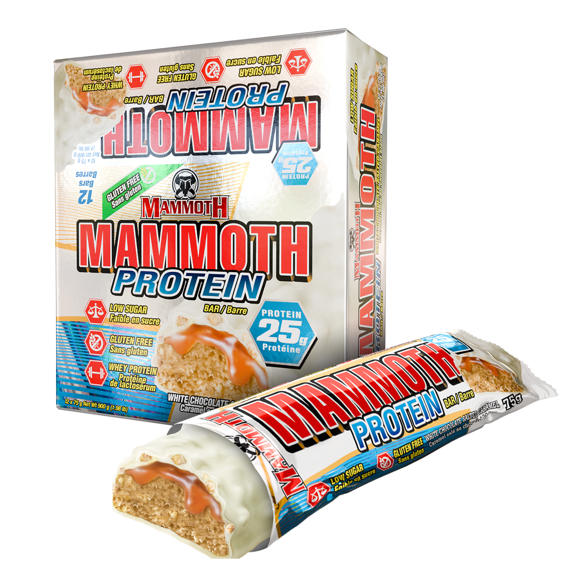 Mammoth Bar - White Chocolate Salted Caramel