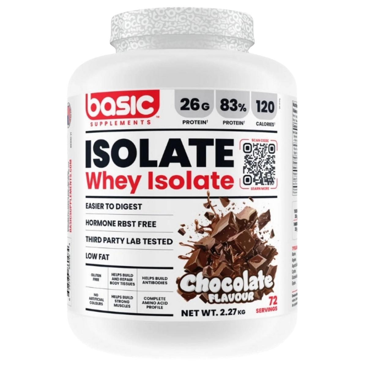 Basic Supplements Whey Isolate 5 lb Chocolate