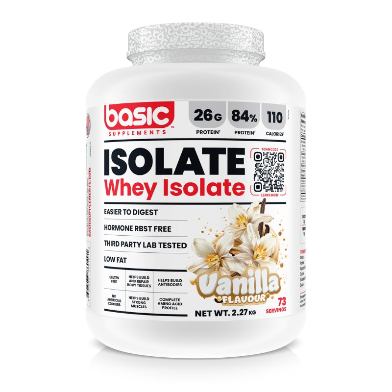Basic Supplements Whey Isolate 5 lb Vanilla