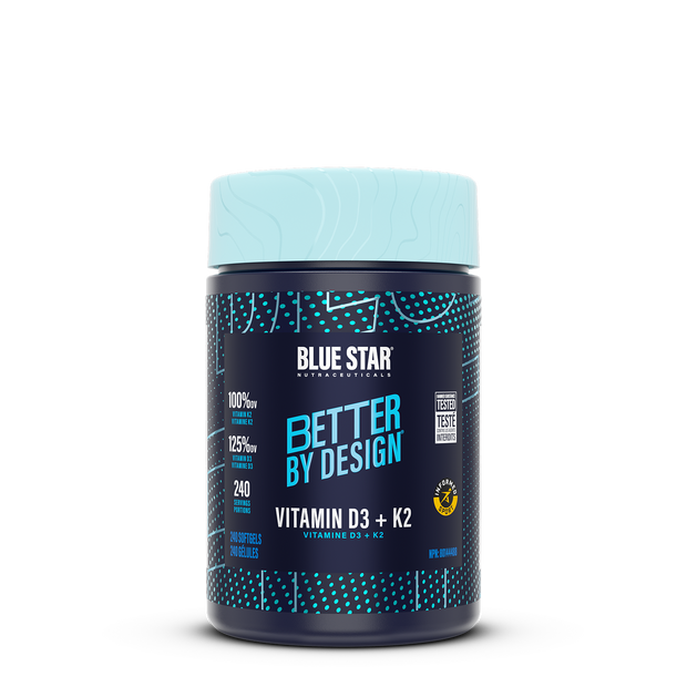 Blue Star Nutraceuticals Vitamin D3 + K2 - 240 Softgels