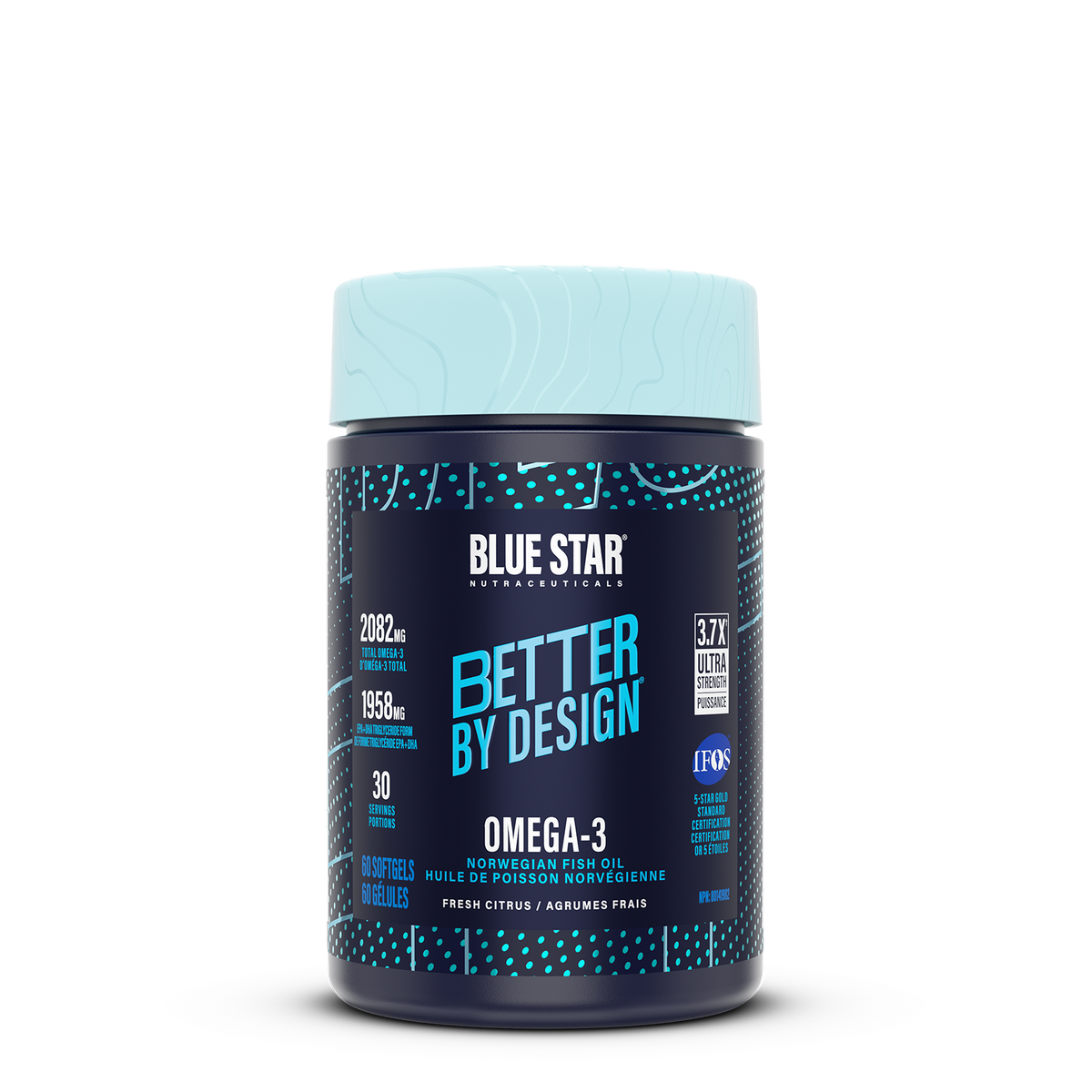 Blue Star Nutraceuticals Omega-3 - 60 Softgels