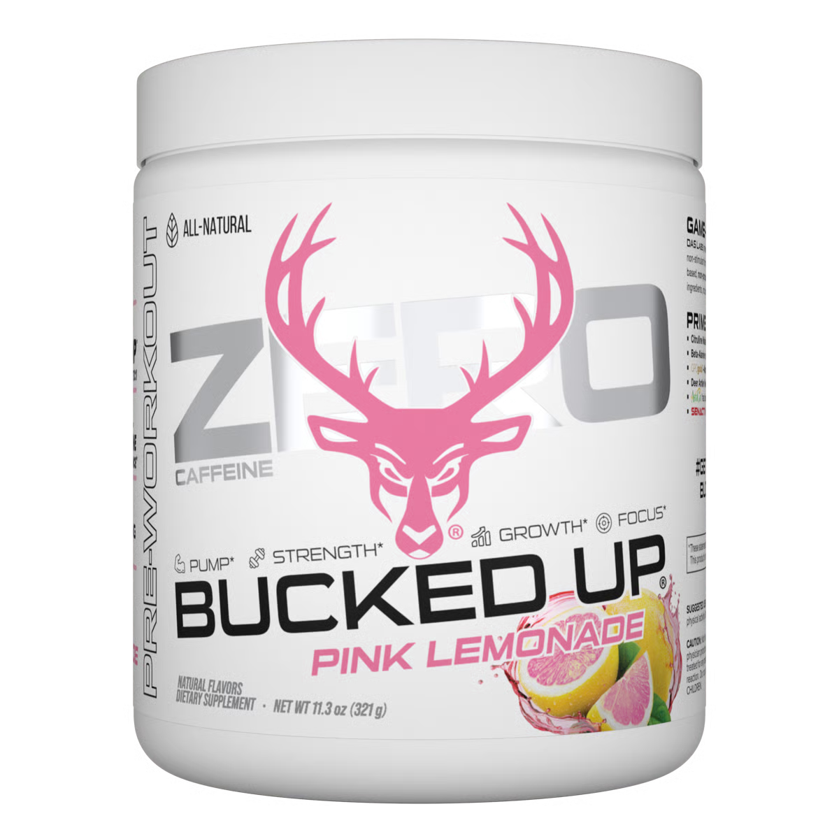 Bucked Up Non-Stim Pre-Workout Pink Lemonade