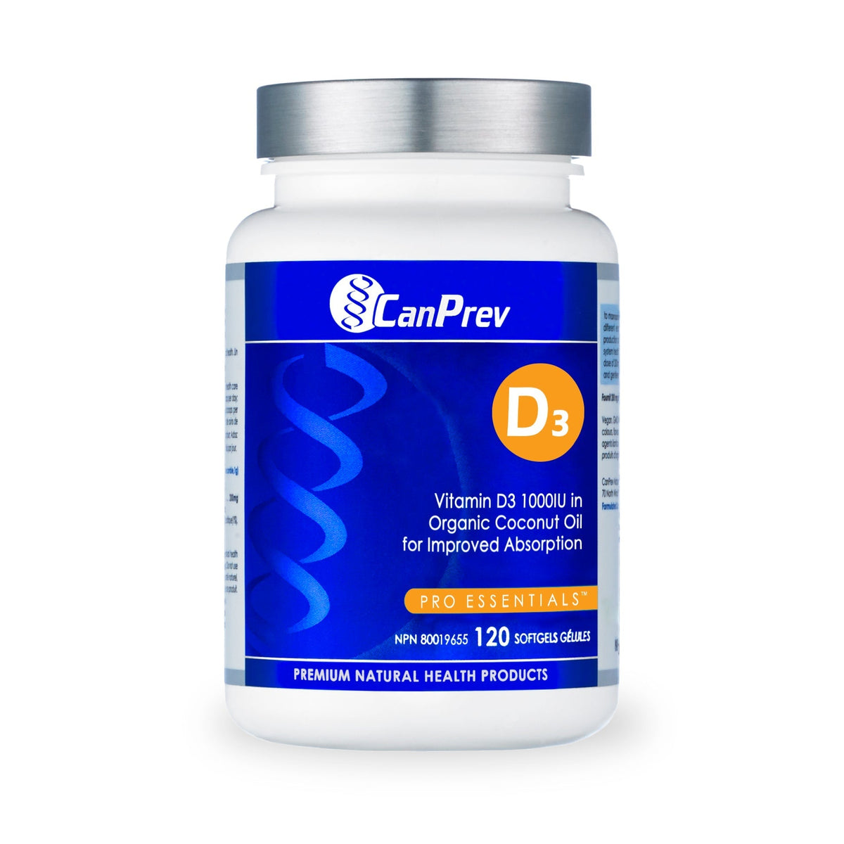 CanPrev D3 1000 IU – 120 softgels