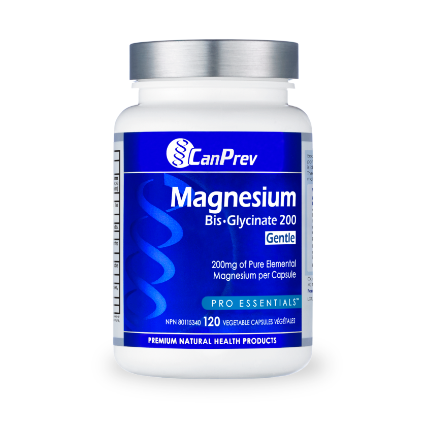 CanPrev Magnesium Bis-Glycinate 200 Gentle – 120 vegetable capsules