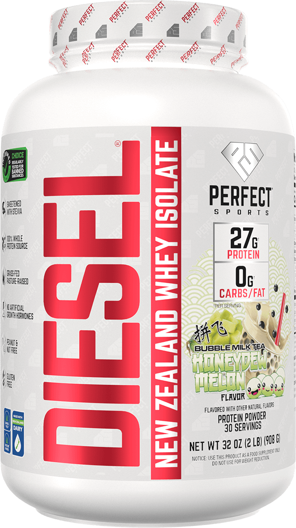 DIESEL Whey Isolate - Honeydew Melon Bubble Milk Tea
