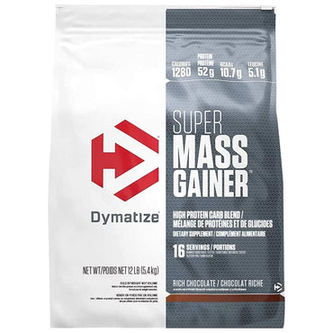 Dymatize Super Mass Gainer 12 lb Rich Chocolate