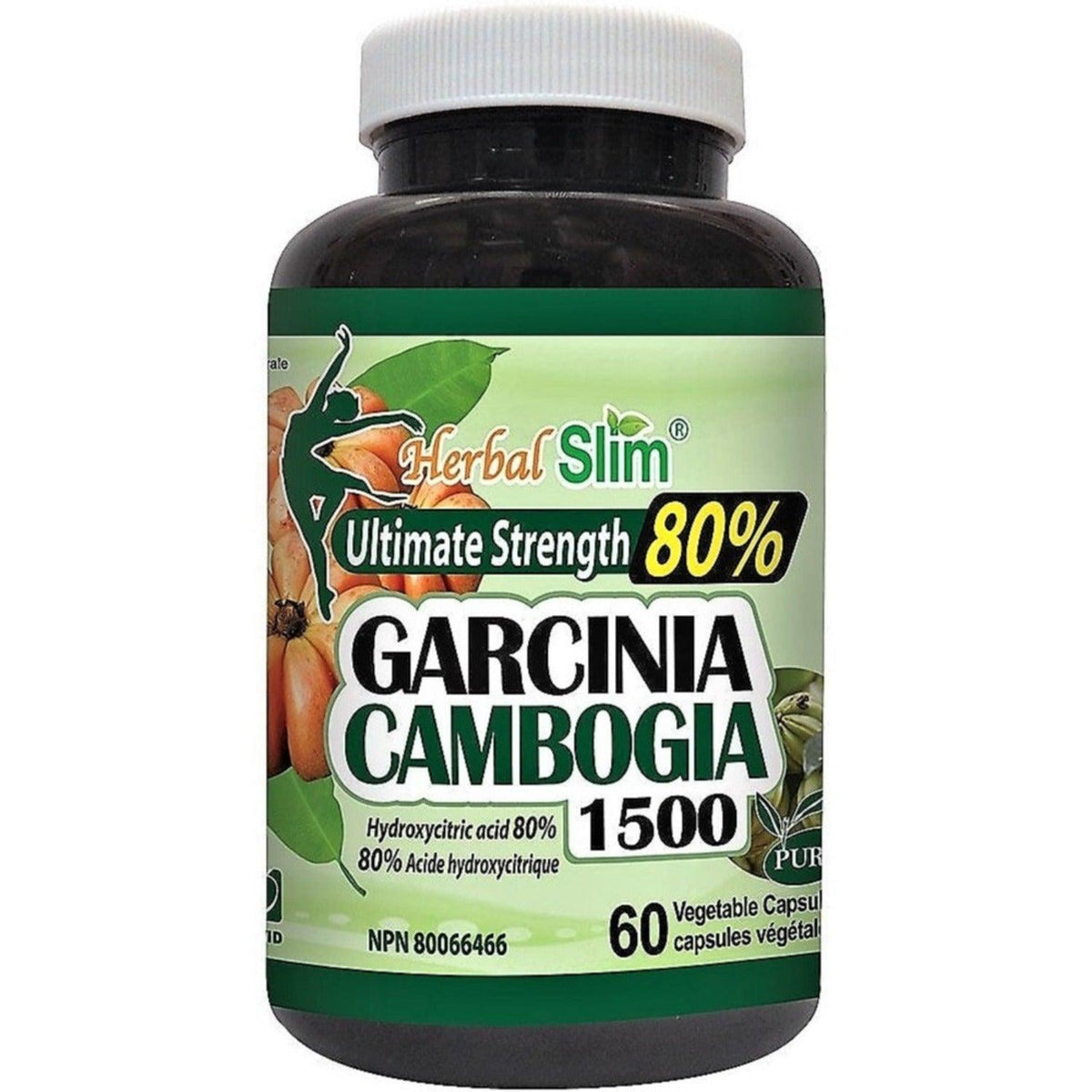 Herbal Slim Garcinia Cambogia Ultimate Strength 80 percent 60 capsules