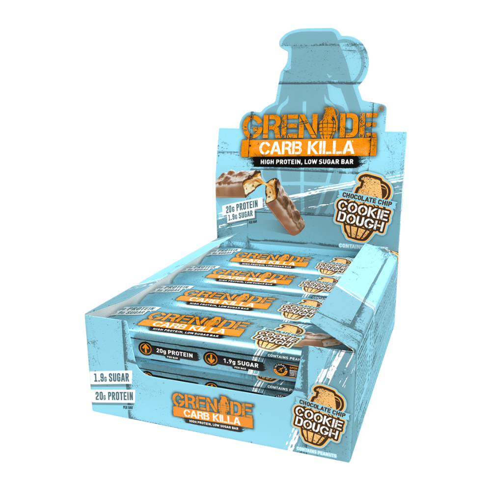 Grenade Protein Bar Box Chocolate Chip Cookie Dough