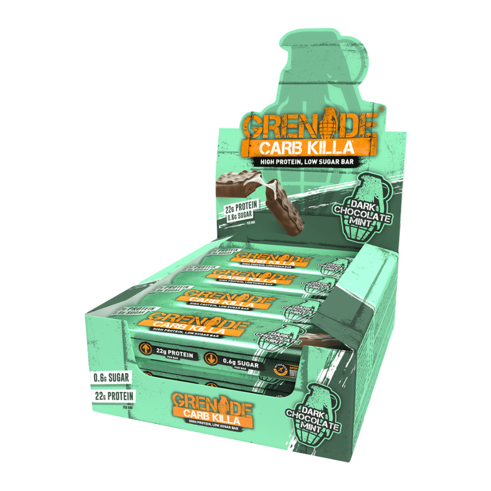 Grenade Protein Bar Box Dark Chocolate Mint