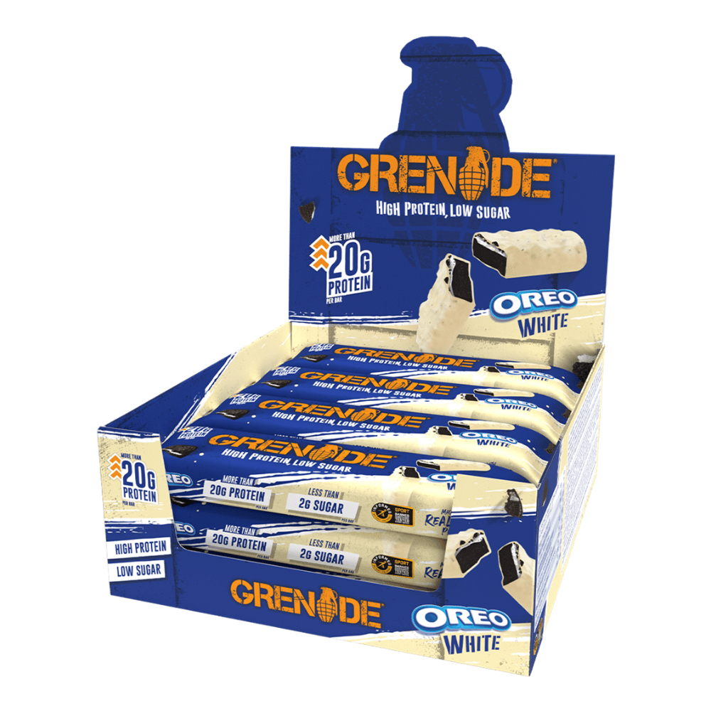 Grenade Protein Bar Box OREO White