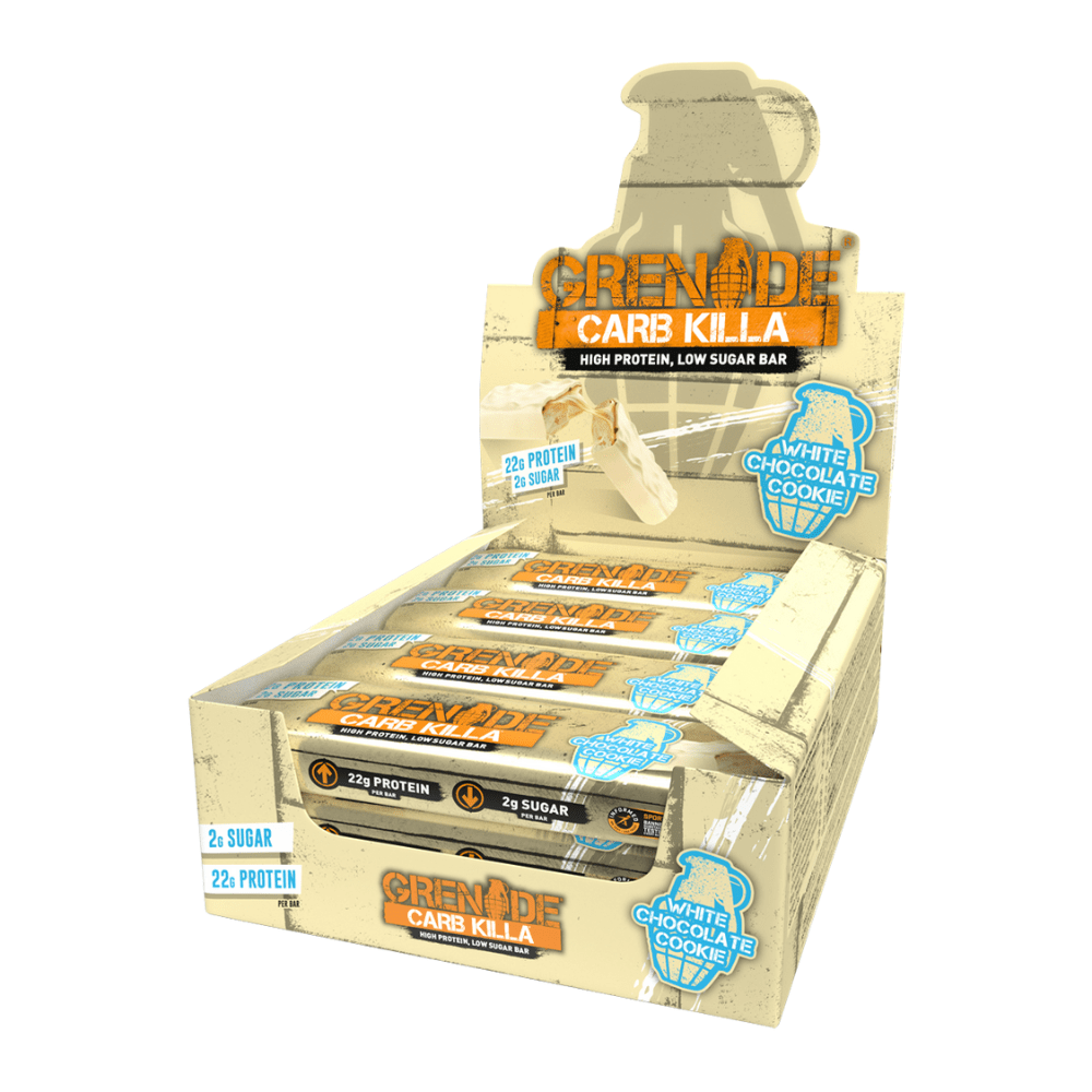 Grenade Protein Bar Box White Chocolate Cookie