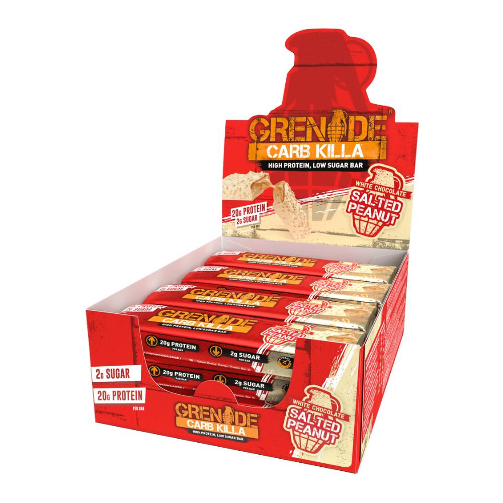 Grenade Protein Bar Box White Chocolate Salted Peanut