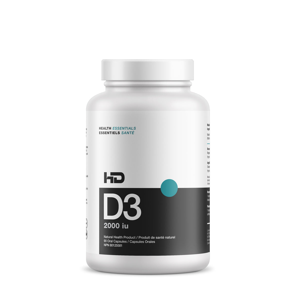 HD Muscle D3 bottle