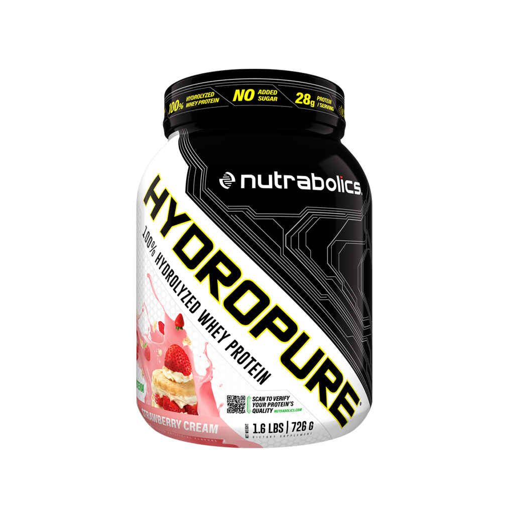 Nutrabolics HYDROPURE 1.6 lb - Strawberry Cream