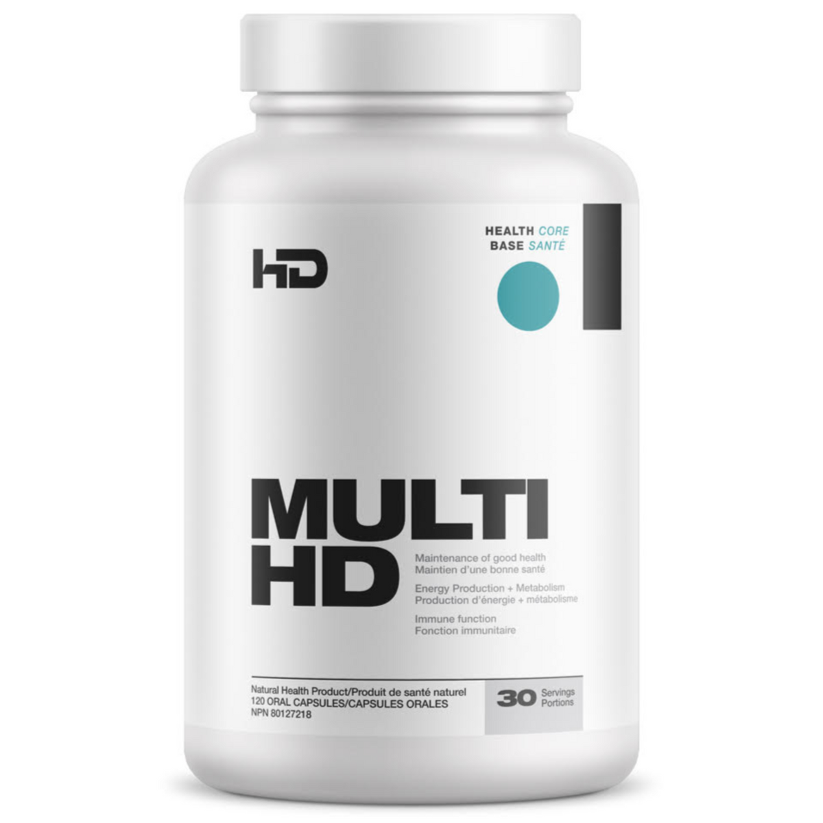 HD Muscle MultiHD 120-capsule bottle