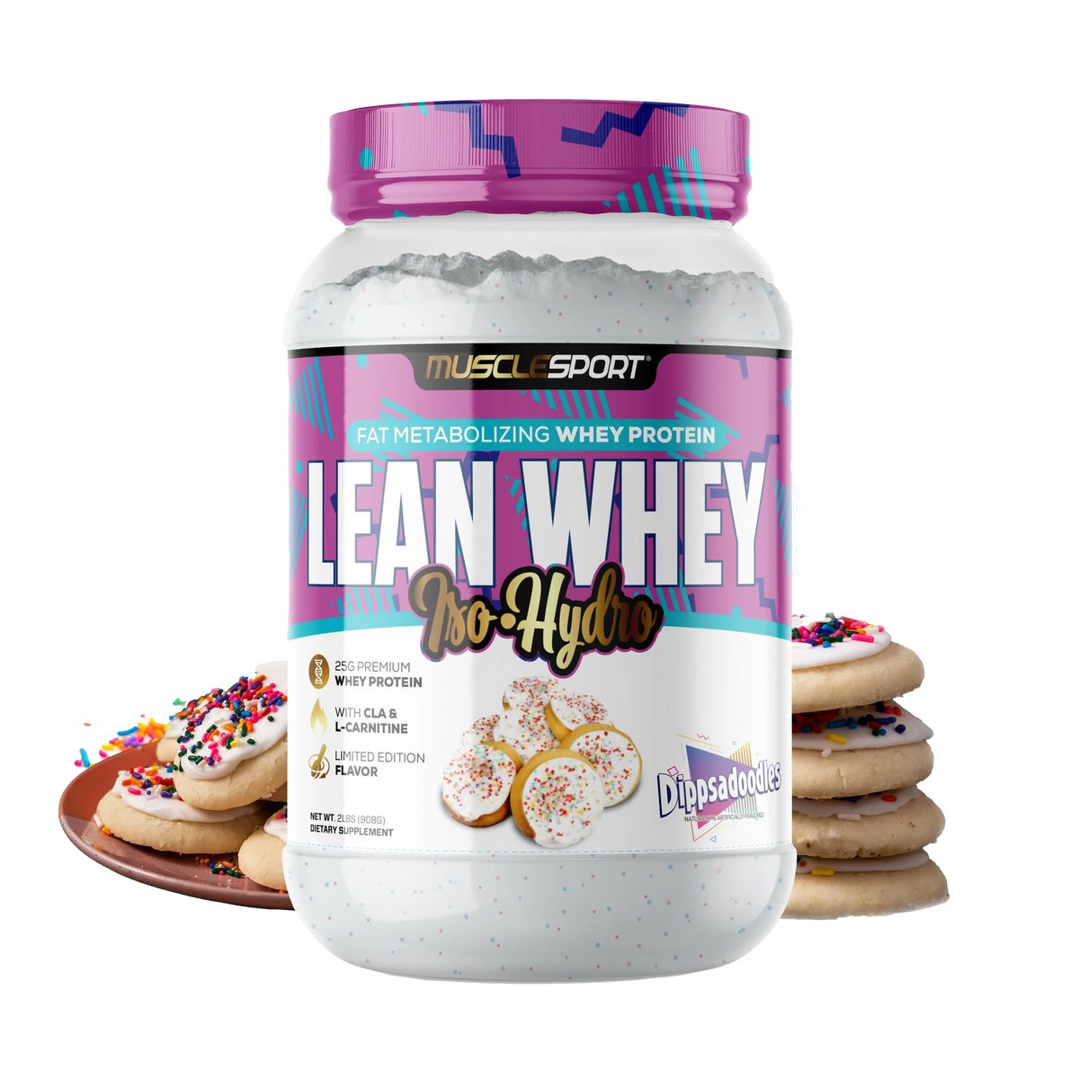 MuscleSport Lean Whey Iso-Hydro 2 lb - Dippsadoodles