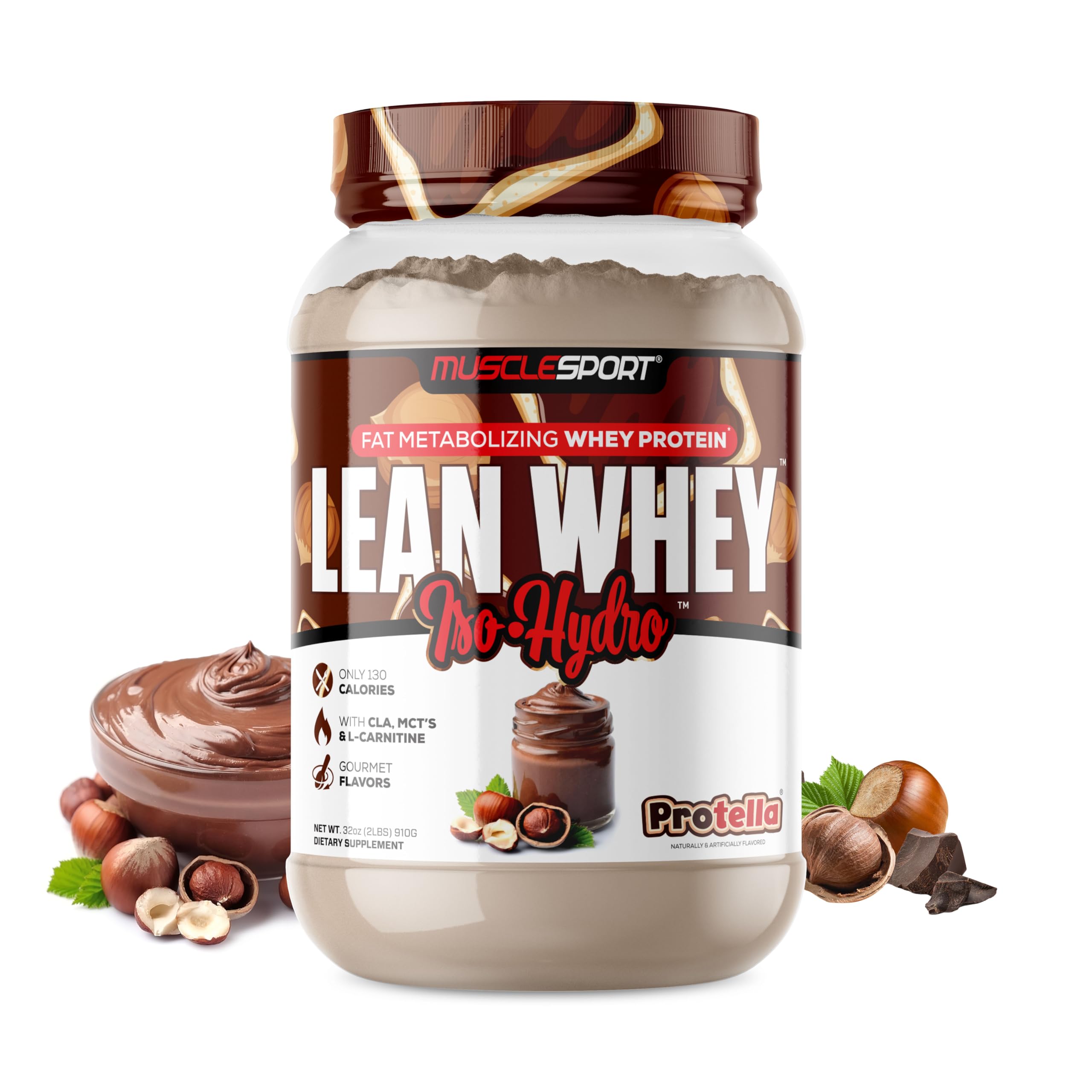 MuscleSport Lean Whey Iso-Hydro 2 lb - Protella