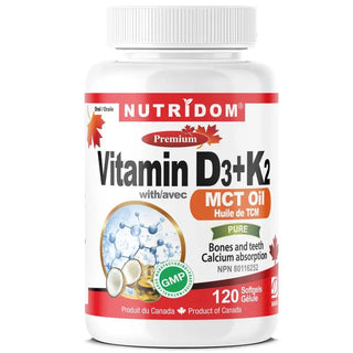Nutridom Vitamin D3 and K2