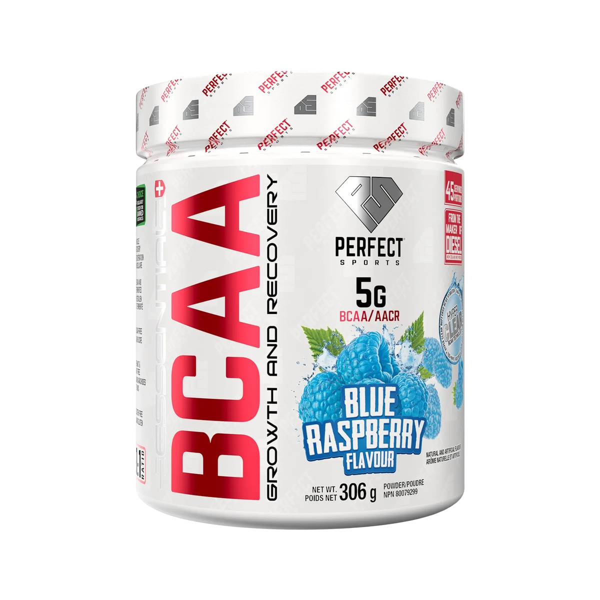 Perfect Sports BCAA - Blue Raspberry