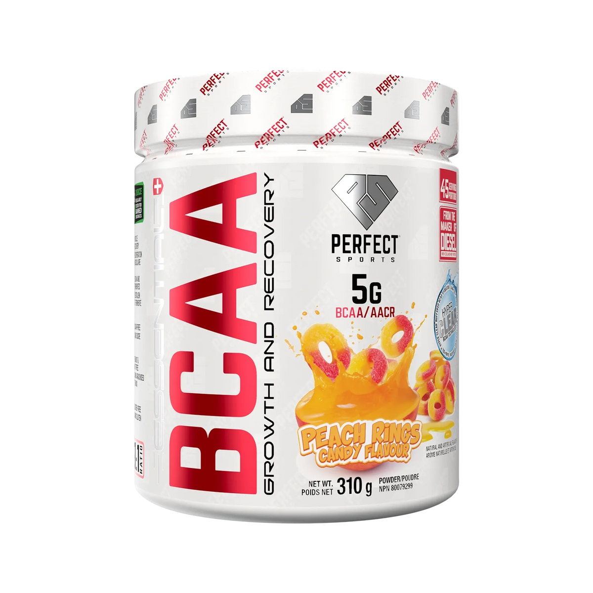 Perfect Sports BCAA - Intense Peach Rings Candy